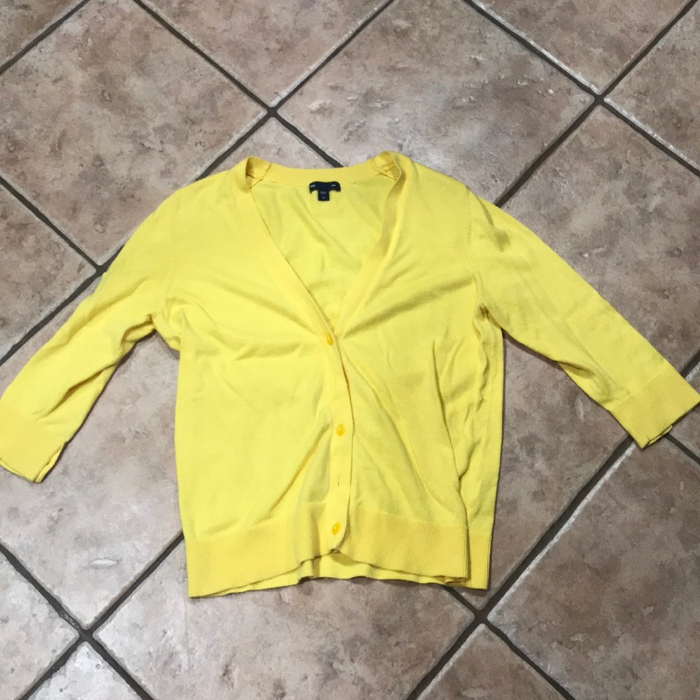 Yellow Gap Cardigan - Picture 3 of 6